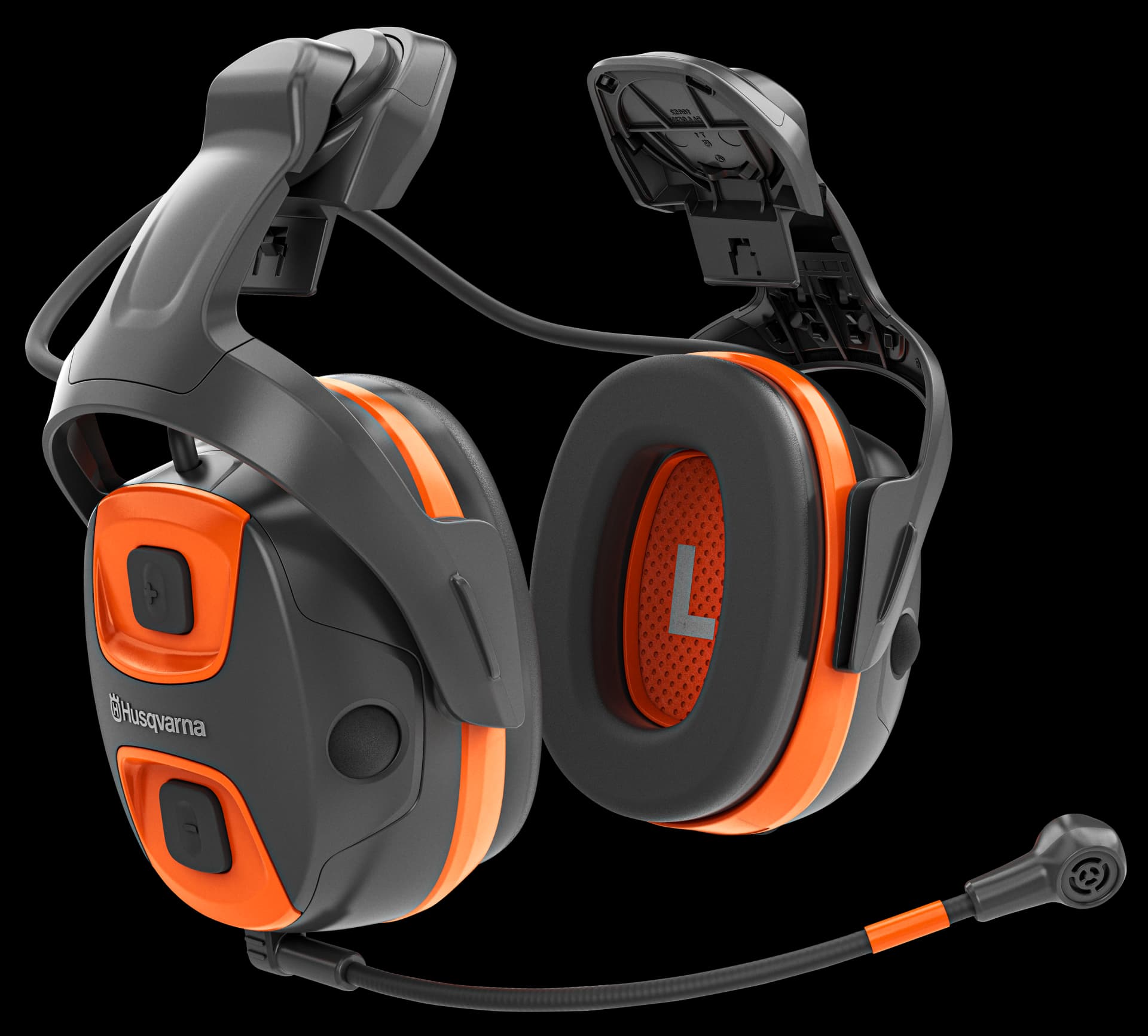 Chrániče sluchu Husqvara X-SYNC, pro přilbu