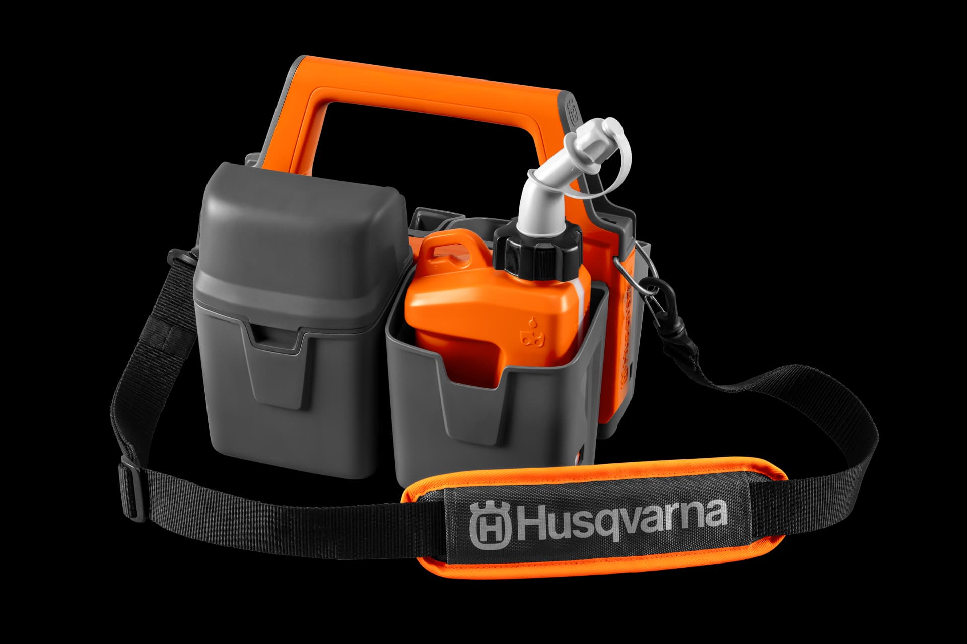 Box na akumulátory Husqvarna, řetězová pila