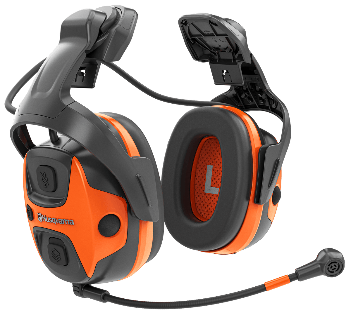 Chrániče sluchu Husqvarna X-COM Active, pro přilbu - obrázek 1