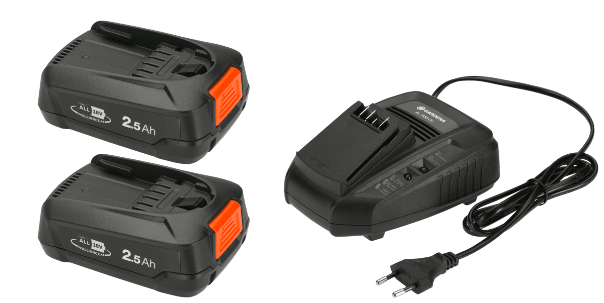 Startovací sada P4A
2 x PBA 18V/45 + AL 1830 CV