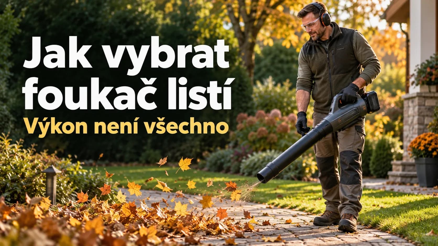 Jak vybrat foukač listí: výkon není všechno